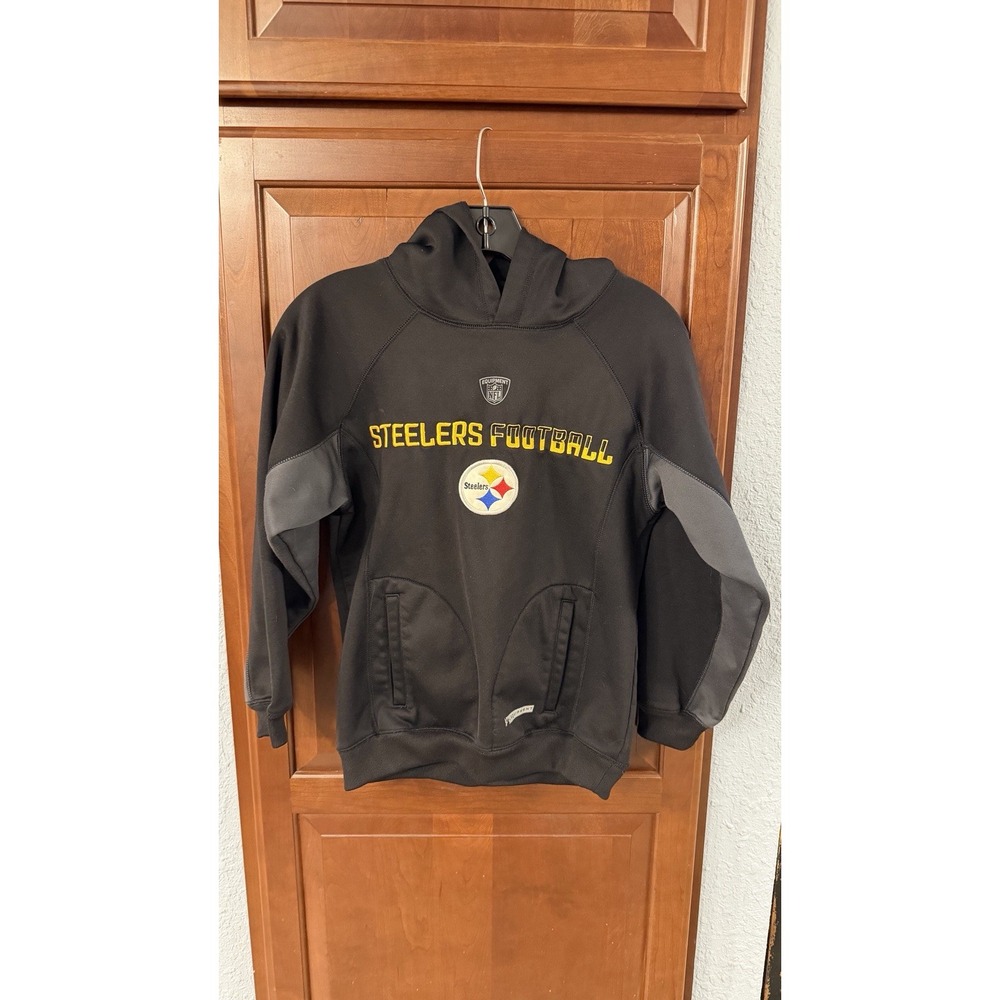 Pittsburgh Steelers NFL Team Apparel Pullover Hoodie Sweatshirt - Youth Medium